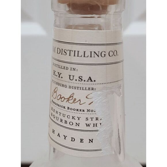 EMPTY Rare Collectible Basil Hayden Kentucky Straight Bourbon Whiskey Bottle - Picture 7 of 9